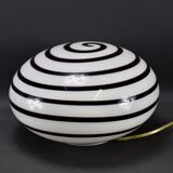 Vintage lamp zebra eglo black and white vintage