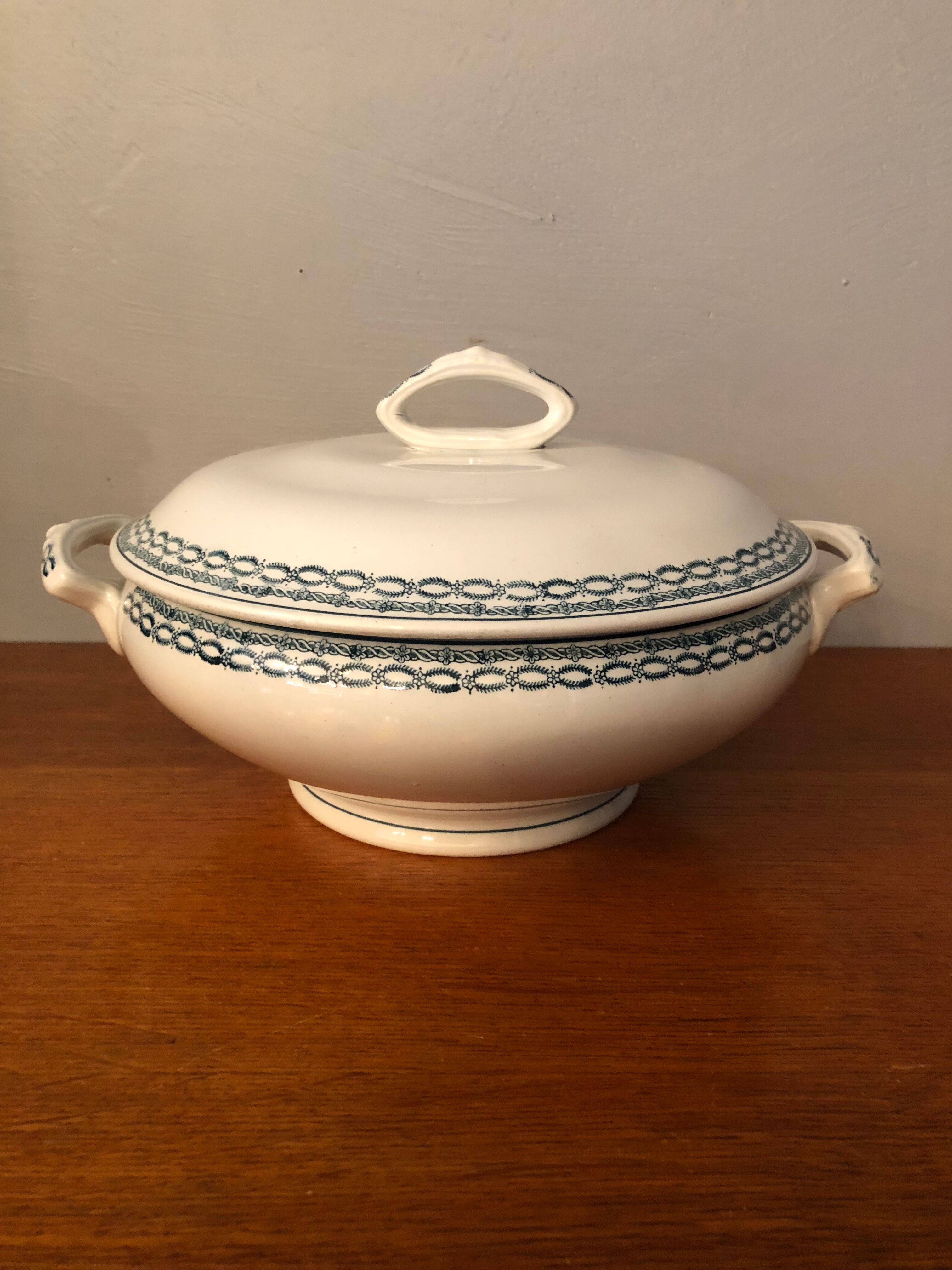 Earthenware soup pot Terre de fer Saint Amand