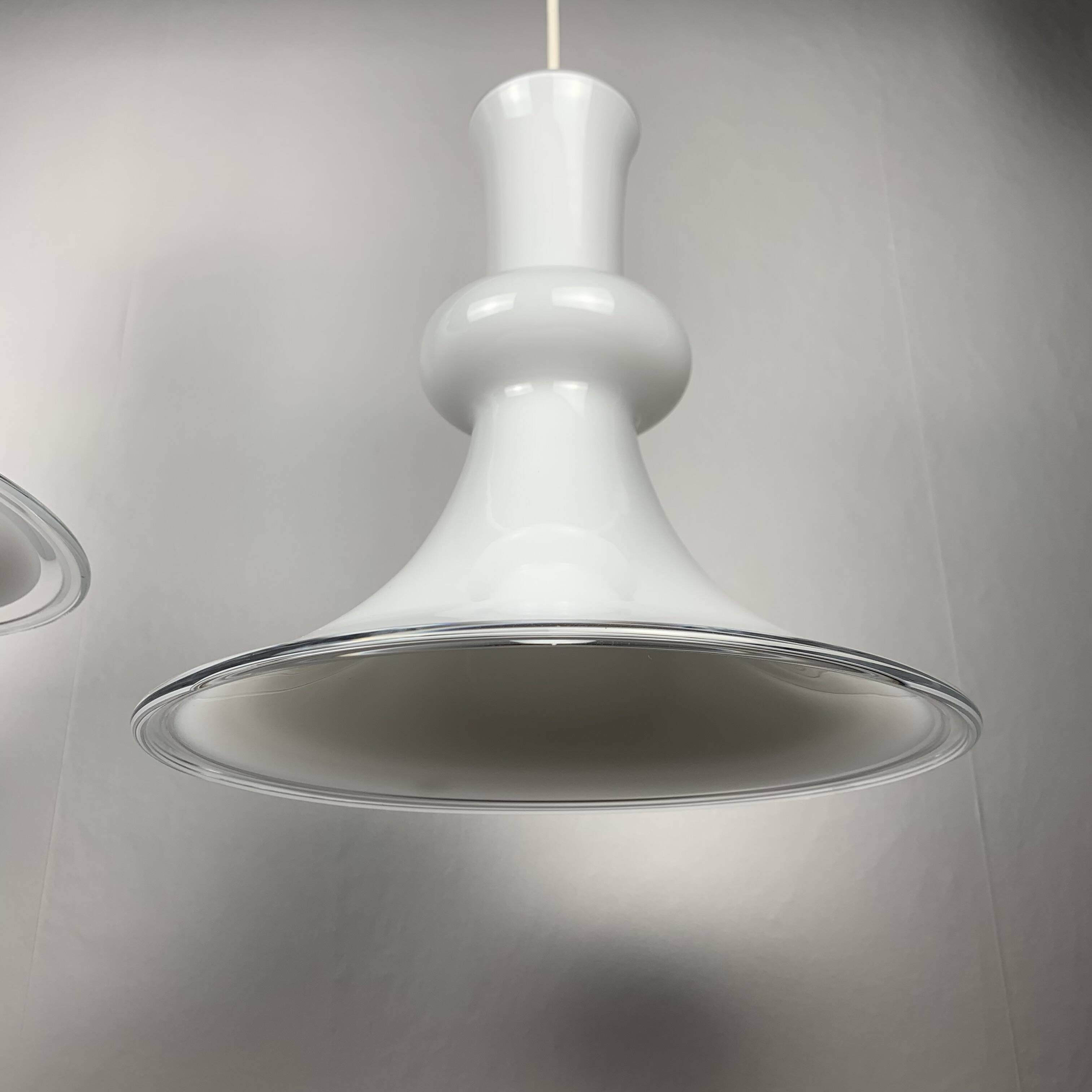 Duo suspension par Michael Bang pour Holmegaard, 1970