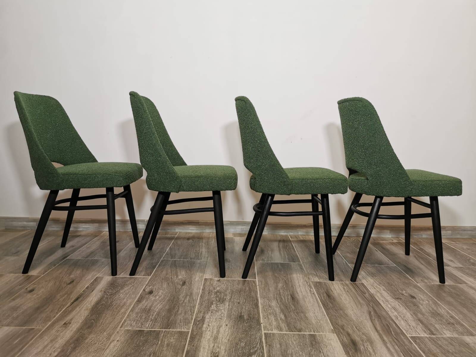 Dining Chairs by Radomir Hoffman for Ton, 1950s, Set of 4