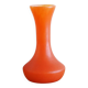 Art Nouveau vase in orange glass paste