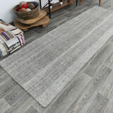 Modern oushak runner rug 103x316cm