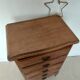 Rustic chic 5-drawer chest of drawers in solid wood