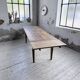 Solid oak farmhouse table with extensions (190-280cm) 1950
