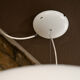 Hanging lamp Smithfield in white lacquered aluminium designed by Jasper Morrison