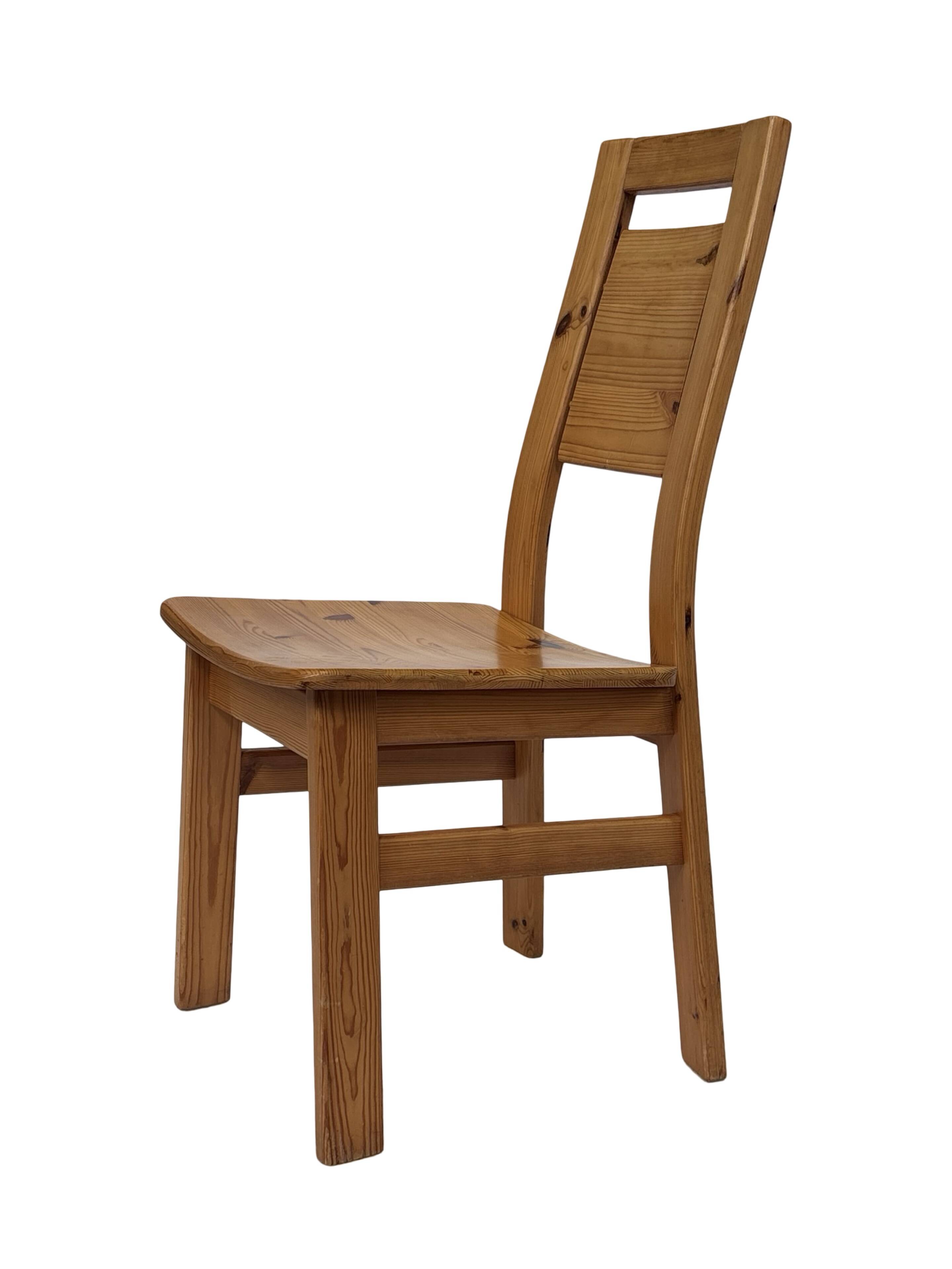 Vintage set of four dining room chairs Finnish Design Laukaan Puu