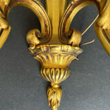 Paire d’appliques en bronze doré