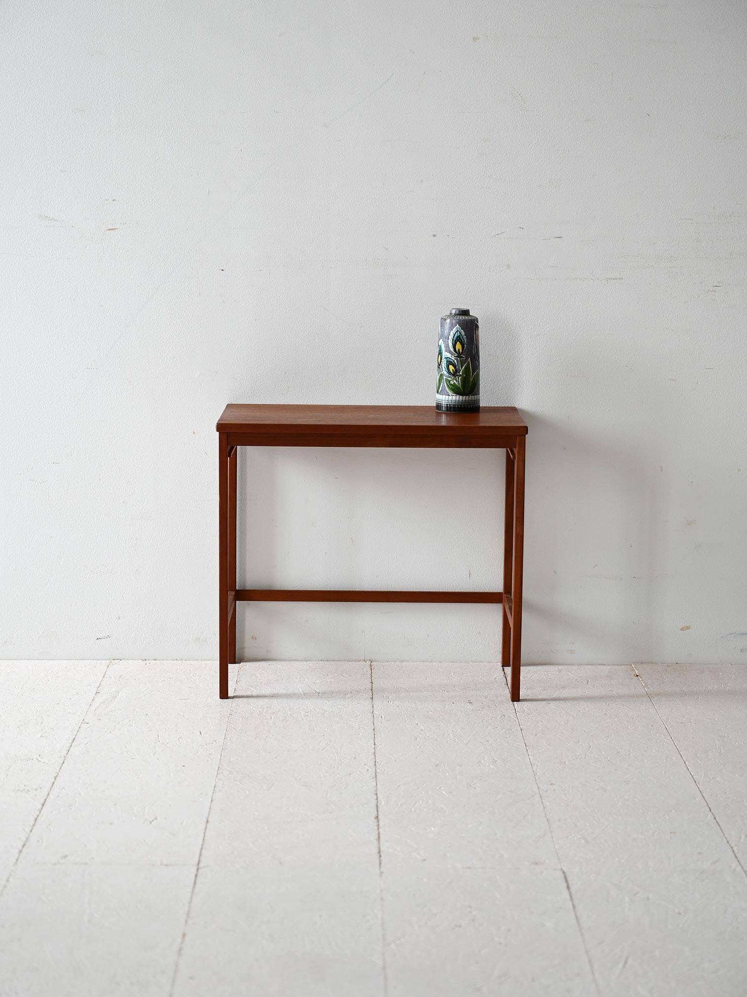Vintage Scandinavian teak coffee table, 1950s-60s
