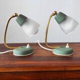 Pair of Mid-Century Bedside Lamps