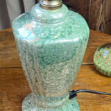 Marbled porcelain lamp base