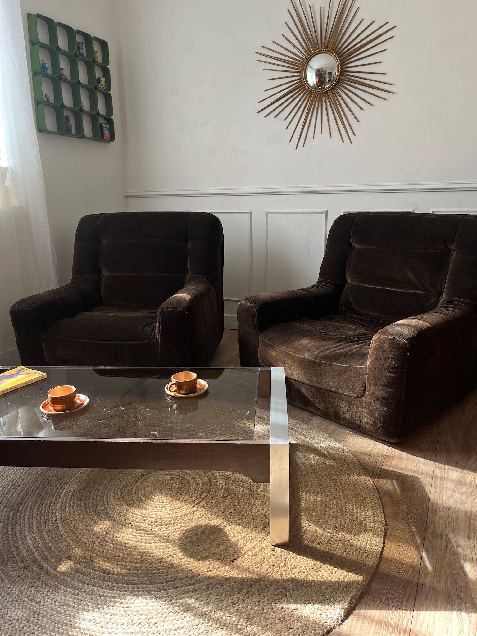 Fauteuils années 70 Arnaldo Gamba