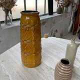 Vase jaune ocre Scheurich Germany