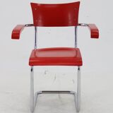 1940s Bauhaus Restored Tubular Armchair, Germany