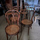 Set of 6 vintage Hoffmann chairs.