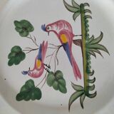 Set of 3 vintage Sainte-Radegonde earthenware plates