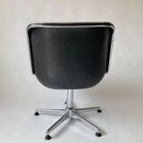 Chrome rotary chair