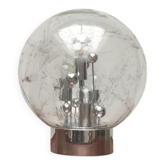Planet Table Lamp Large Sphere from the German Space Age Mid-Century by Doria Leuchten, 1970s