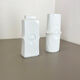 Ensemble de 2 vases d’art en porcelaine originale fabriqués par Royal Bavaria KPM Allemagne, années 1970