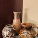 Lot de 3 vases  style organique