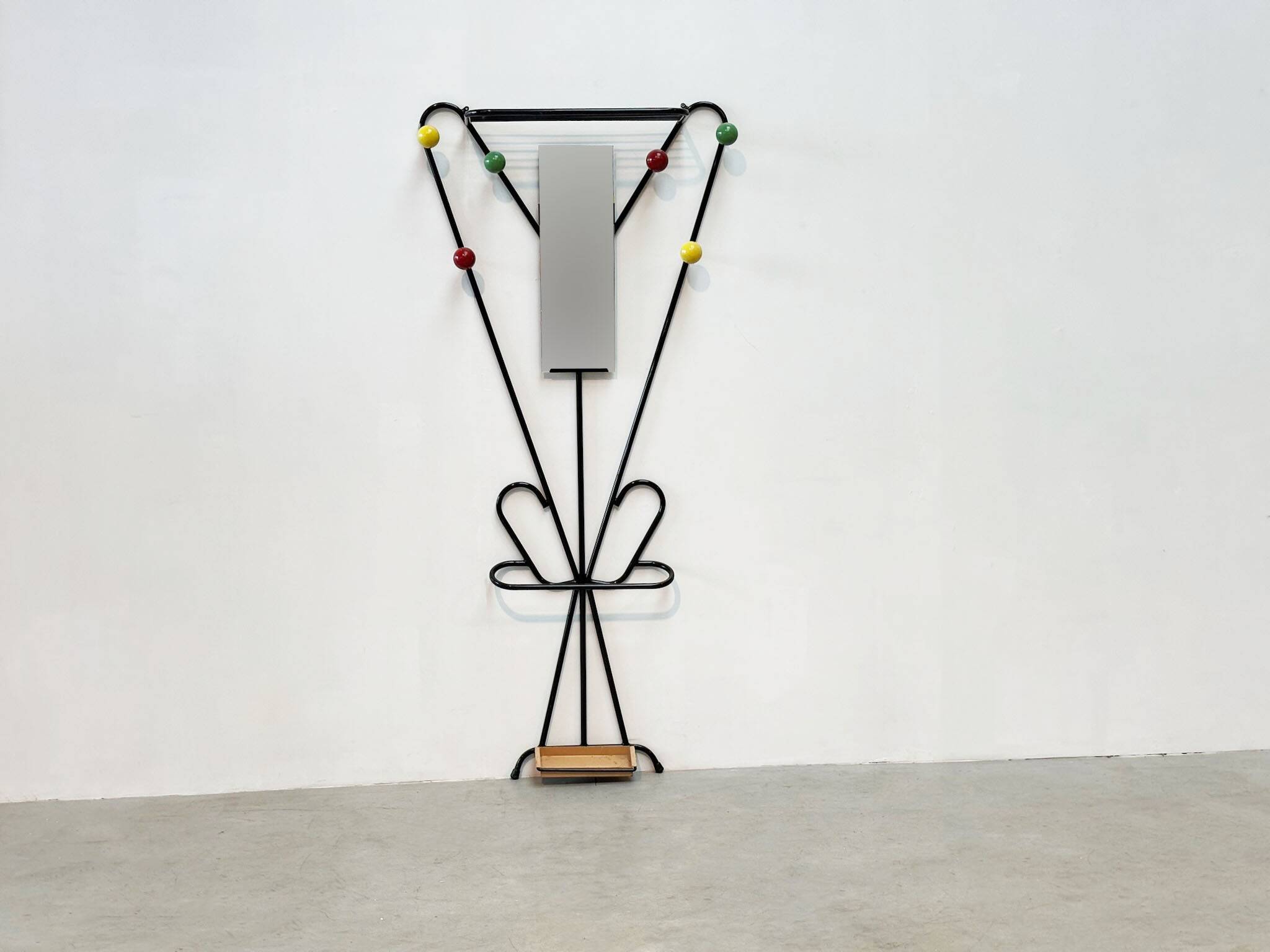 Colorful Coat Rack attr. to Roger Feraud