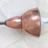 Street light, gallows, industrial wall light in copper from the 1930s