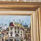 Oil Painting on Canvas - Rue du vieux Paris Signed Robert Scott