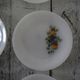6 Dessert plates Arcopal model Fruits de France apple pear vintage grape
