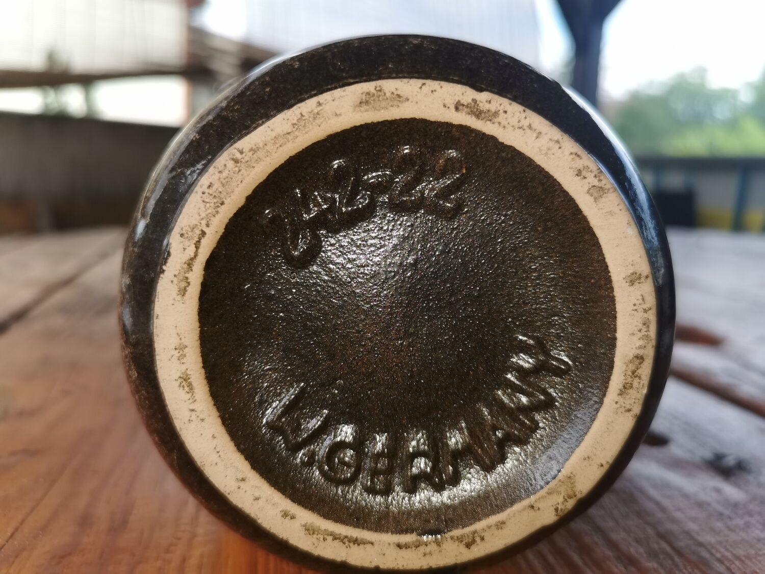 Vase fat lava W. Germany 242-22
