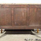 Rosewood and Mahogany chest of drawers, Louis XV / Louis XVI Transition style – Late 19th century