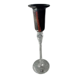 Design candle holder in glass paste sign puke berg sweden