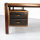Teak and leather executive writing desk 1960