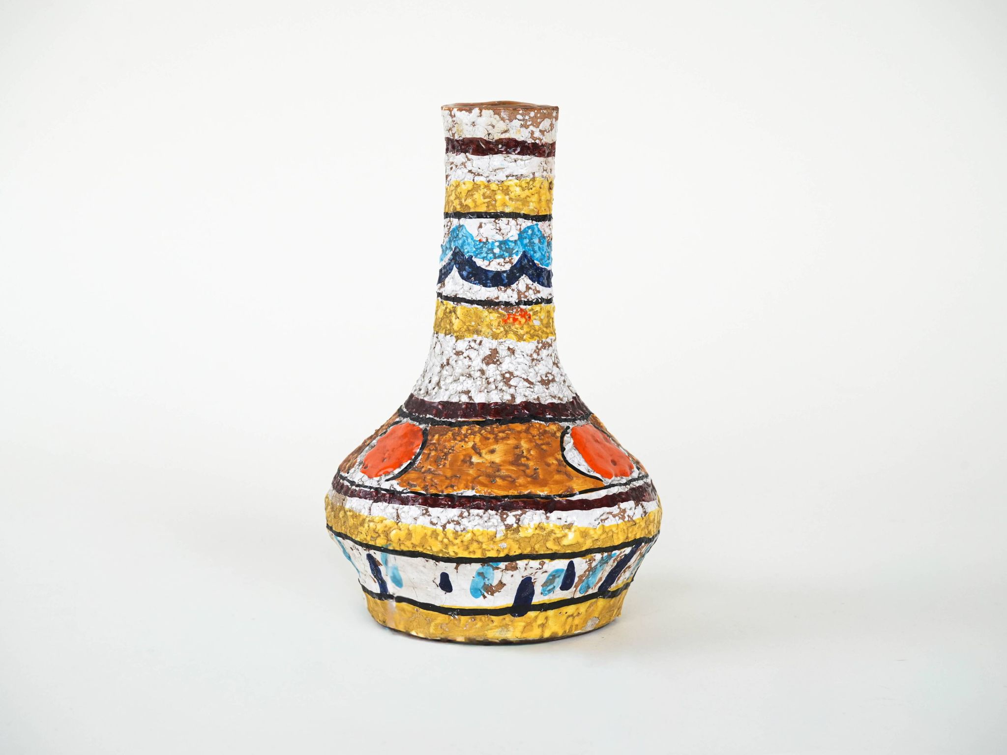 Ceramic vase, Italian design, 1950s, manufactured in Italy