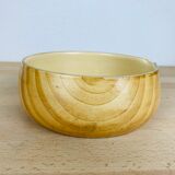 Pitcher and pan Grandjean Jourdan Vallauris, ceramic wood effect