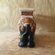Terracotta elephant plant holder