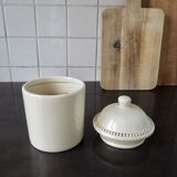 Ceramic pot with lid