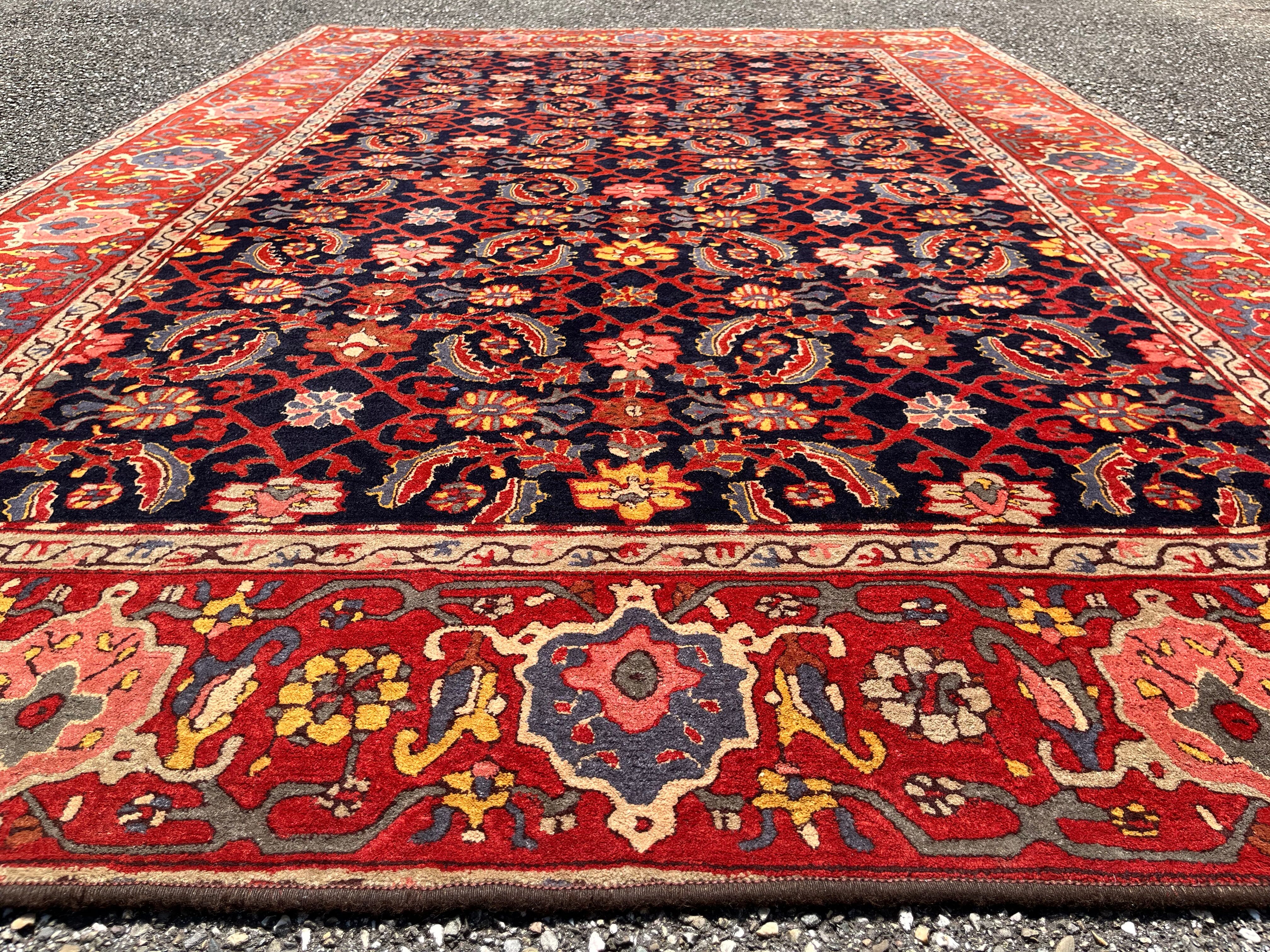 Tapis Tetex Crocheté Design Hérati