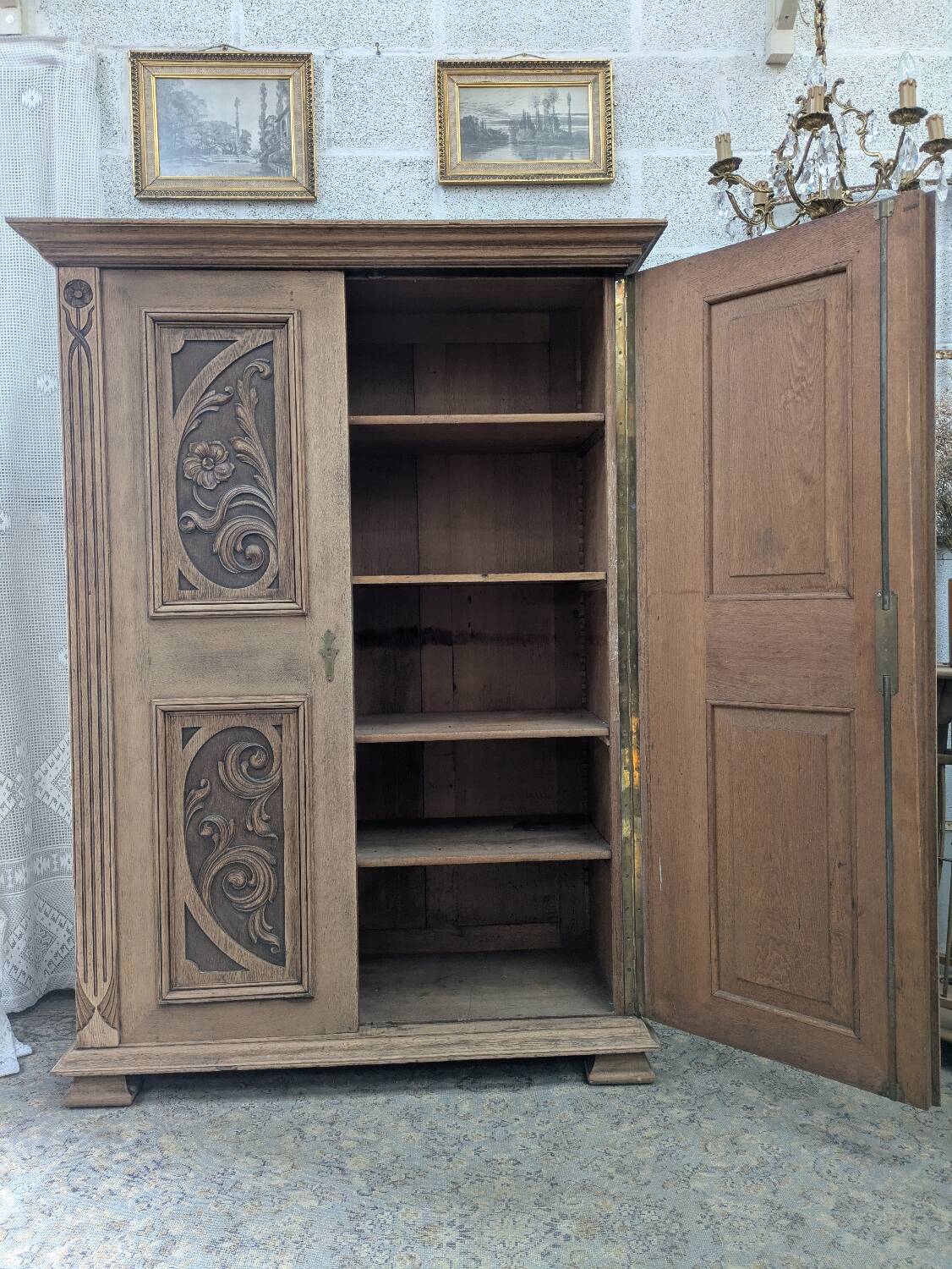 Small antique wardrobe