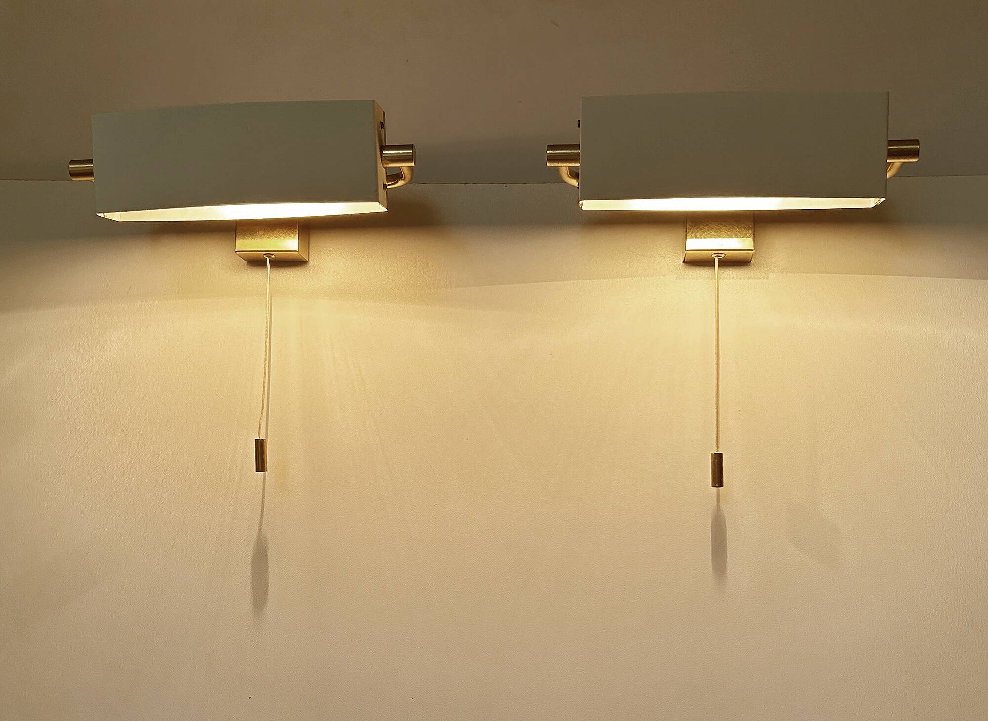Paire de lampes vintage