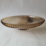 Smoked glass fruit cup bowl