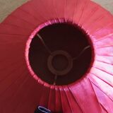 Pink moiré lampshade