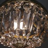 Balloon chandelier in bronze and crystal
