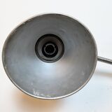 Grey Industrial Workshop Gooseneck Table Lamp, 1960s