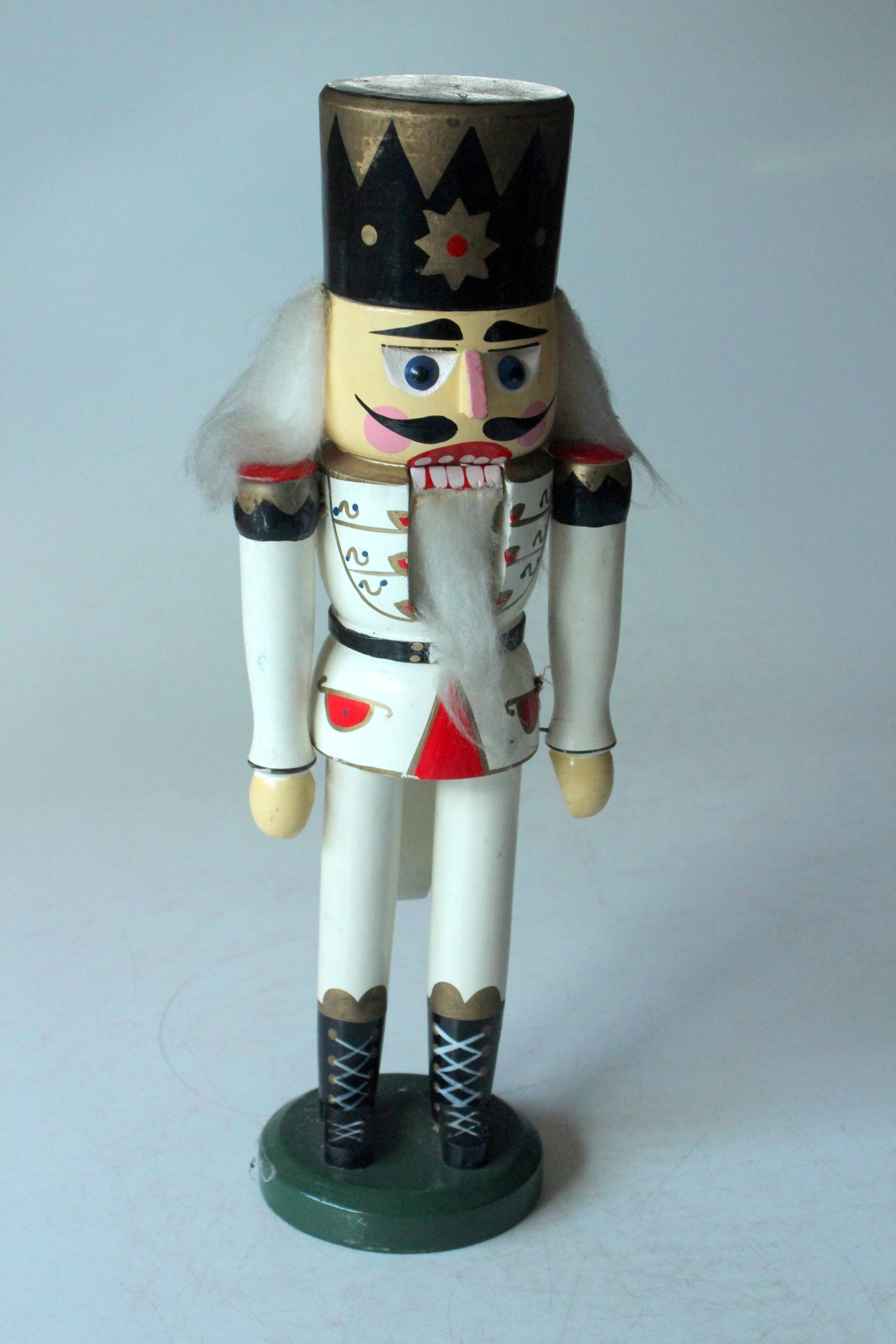Wooden nutcracker, vintage from the 1970s
