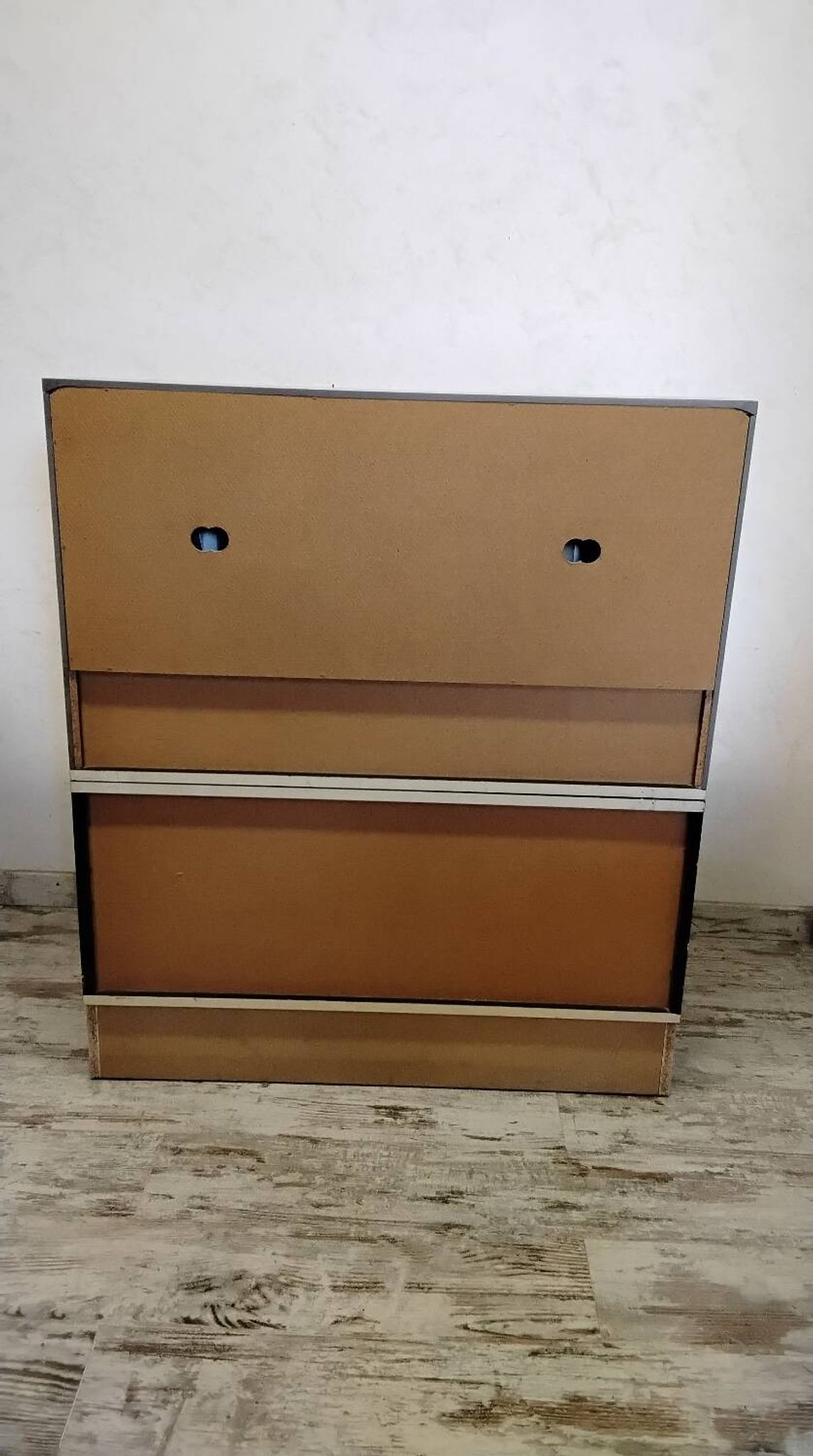Bar cabinet / entrance furniture with a vintage 1970s mirror.
