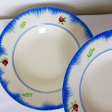 4 vintage deep plates from Gien 210754