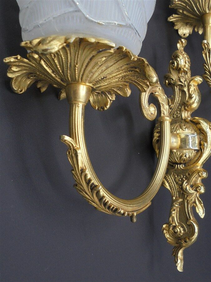 Pair of 2 wall lamp