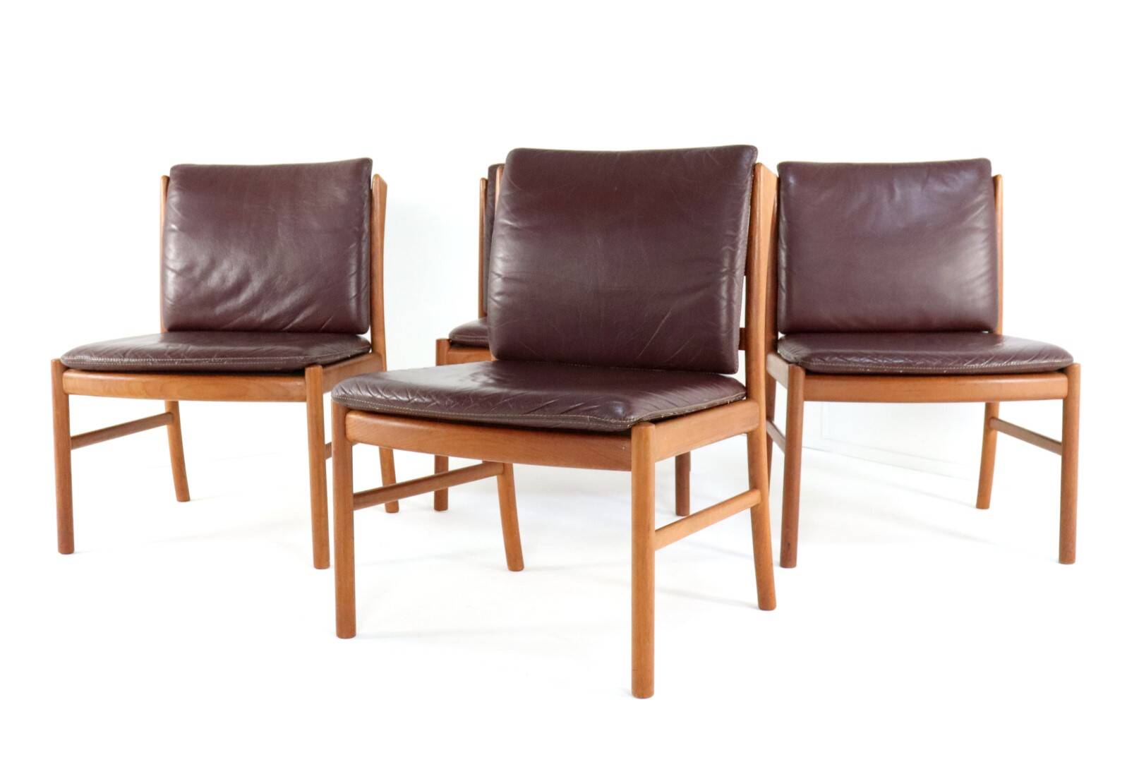 Ensemble de 4 chaises japonaise par Hita Kogei 'Nikko