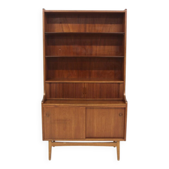 Scandinavian teak and oak secretary desk, Johannes Sorth, Bornholm Møbelfabrik, Denmark, 1960