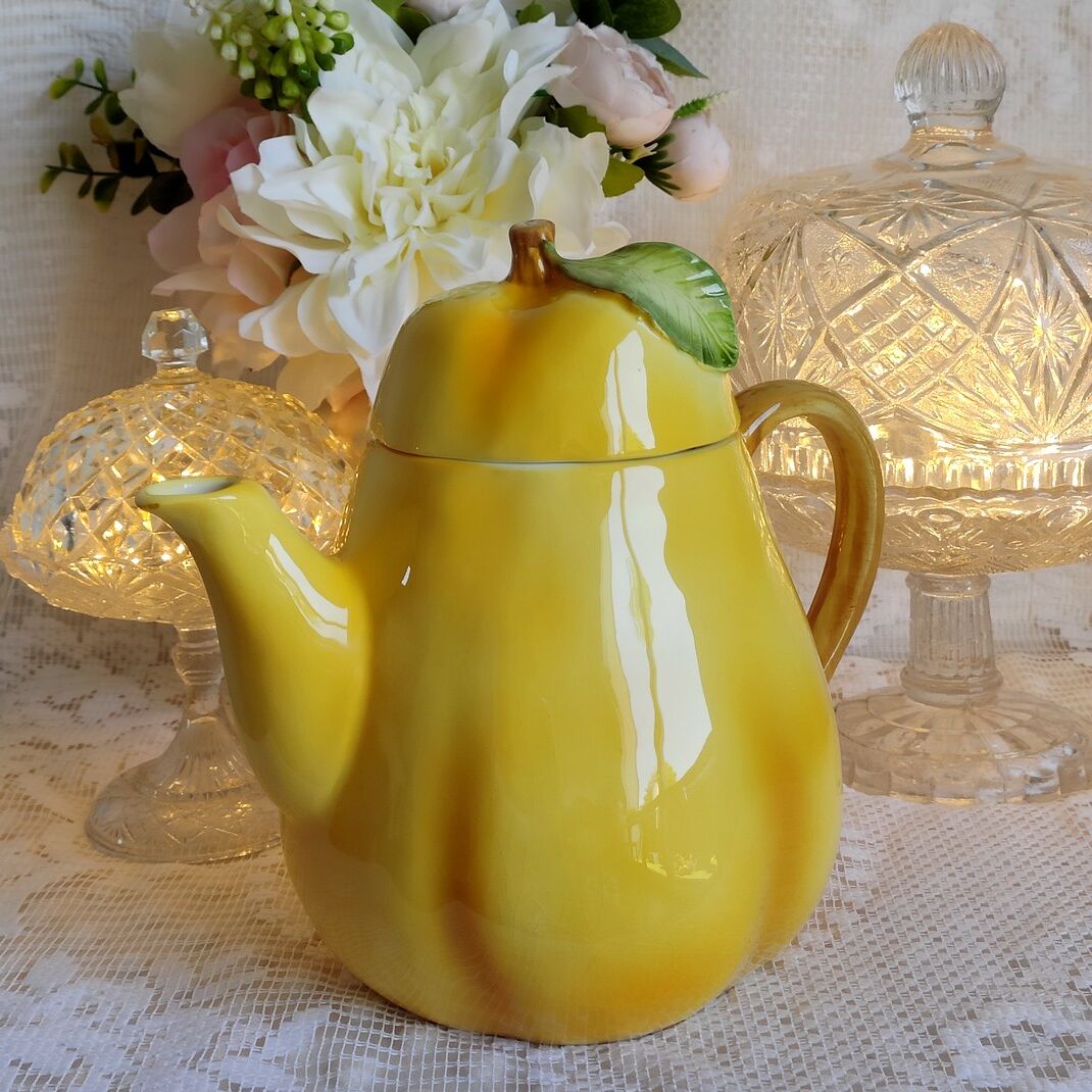 Théière poire barbotine