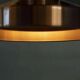Vintage suspended lamp in aluminium from the 60s/70s, dining table lamp.